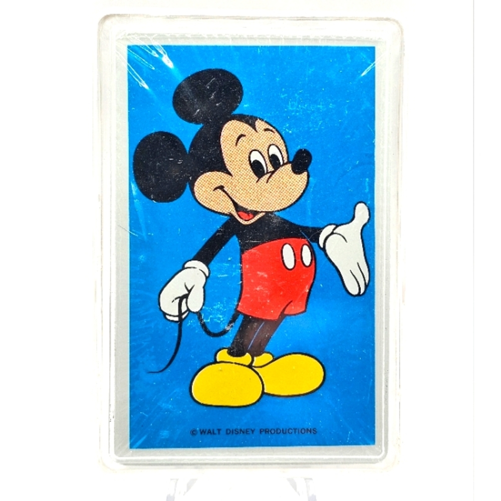 1980's Walt Disney Mickey Mouse Playing Cards Sealed
